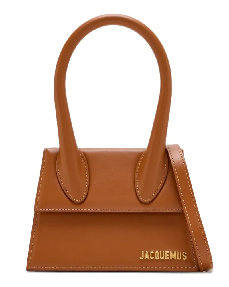 Jacquemus Le Chiquito Moyen top-handle shoulder bag - Braun Braun