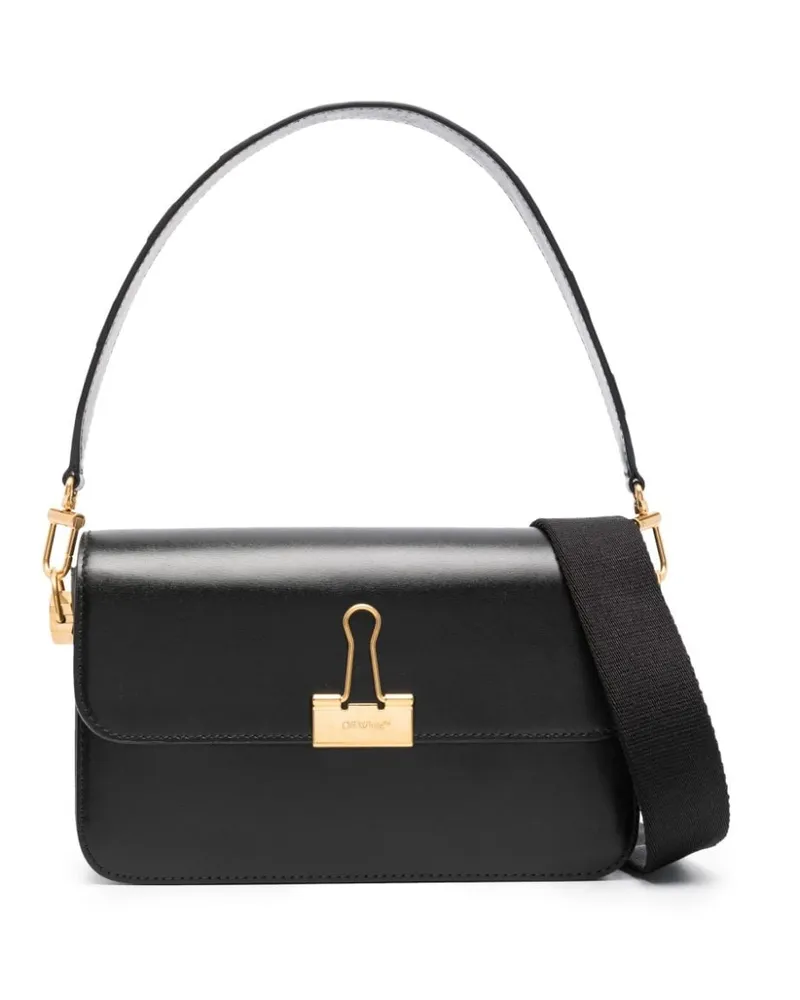 OFF-WHITE Binder Schultertasche - Schwarz Schwarz