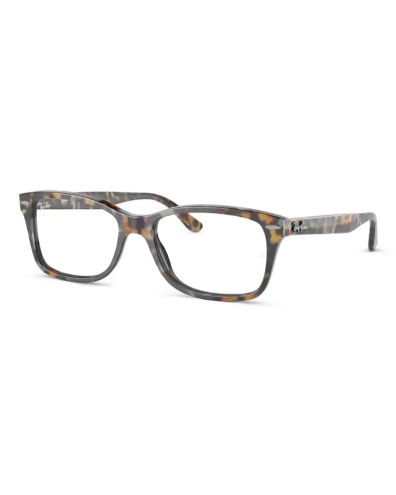 Ray Ban Brille mit eckigem Gestell - Braun Braun