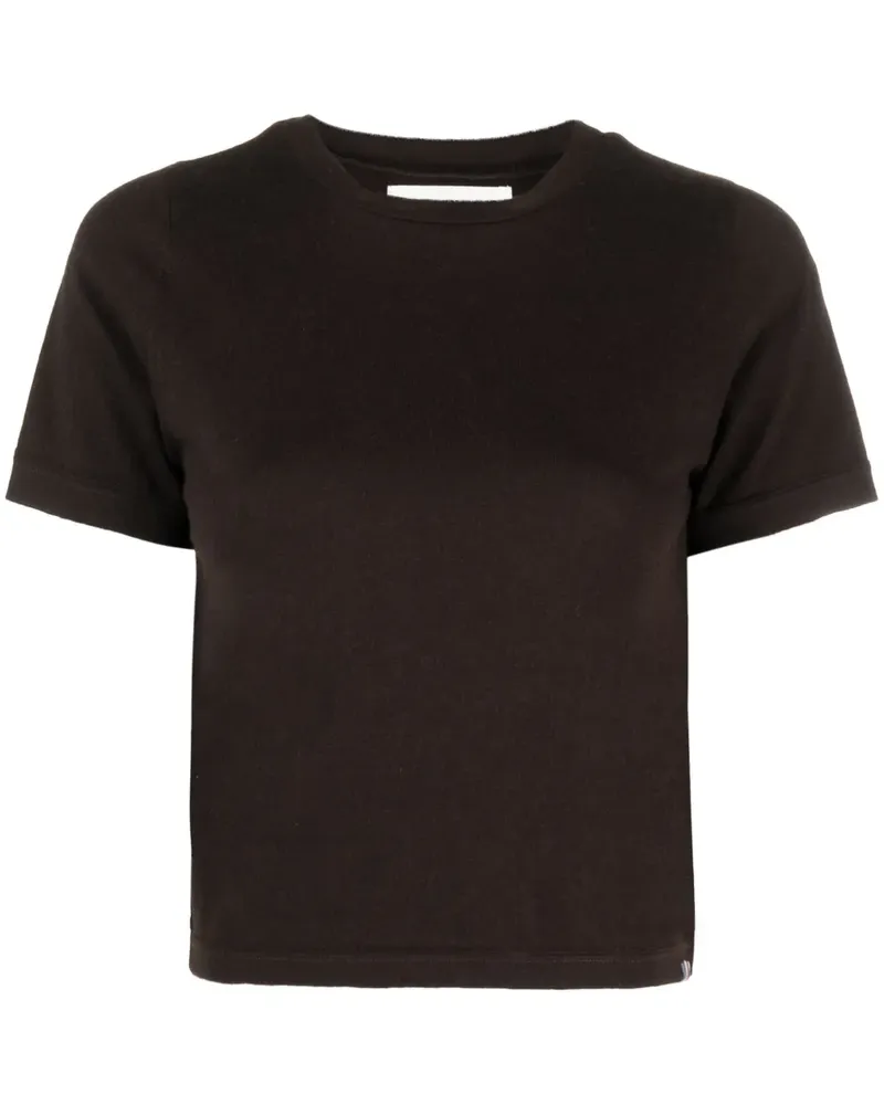 extreme cashmere Tina T-Shirt mit Kaschmir - Braun Braun
