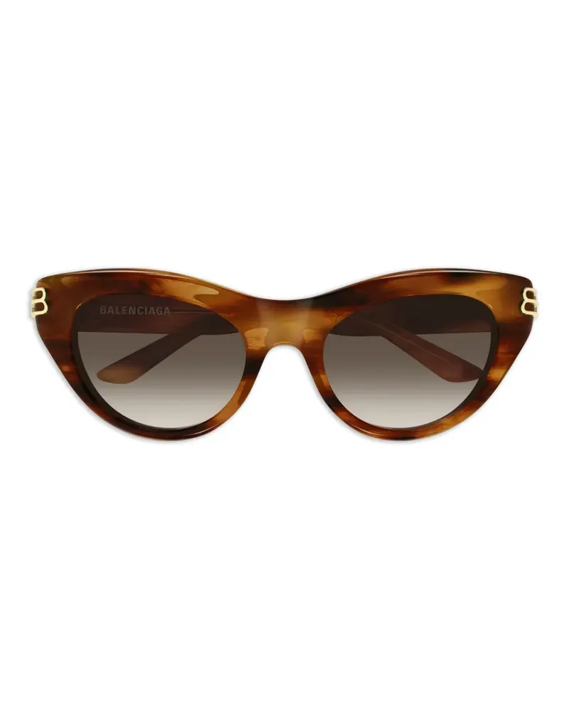 Balenciaga Cat-Eye-Sonnenbrille - Braun Braun