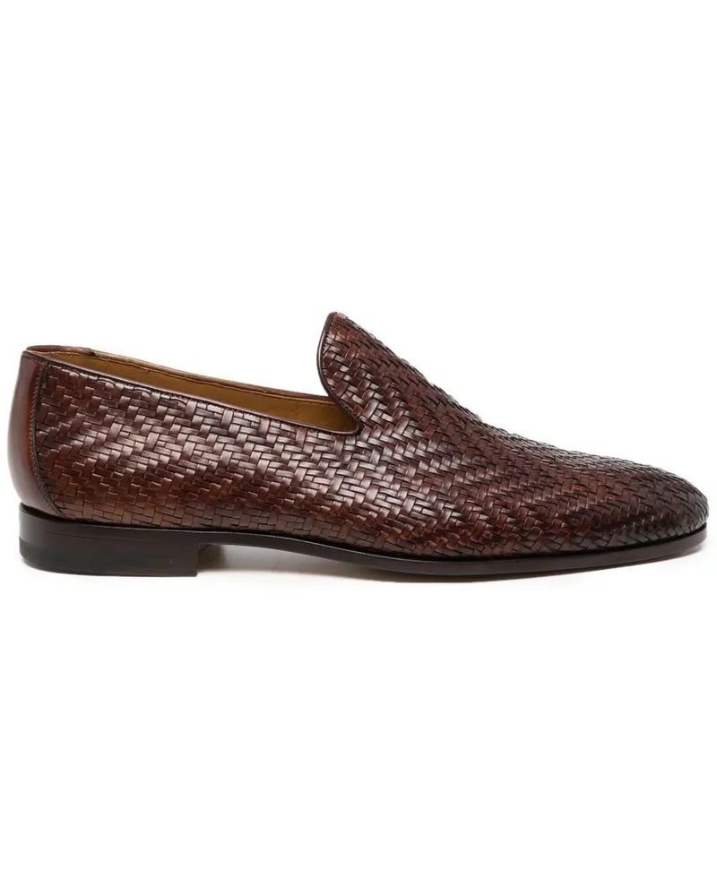 Magnanni Loafer mit Webmuster - Braun Braun