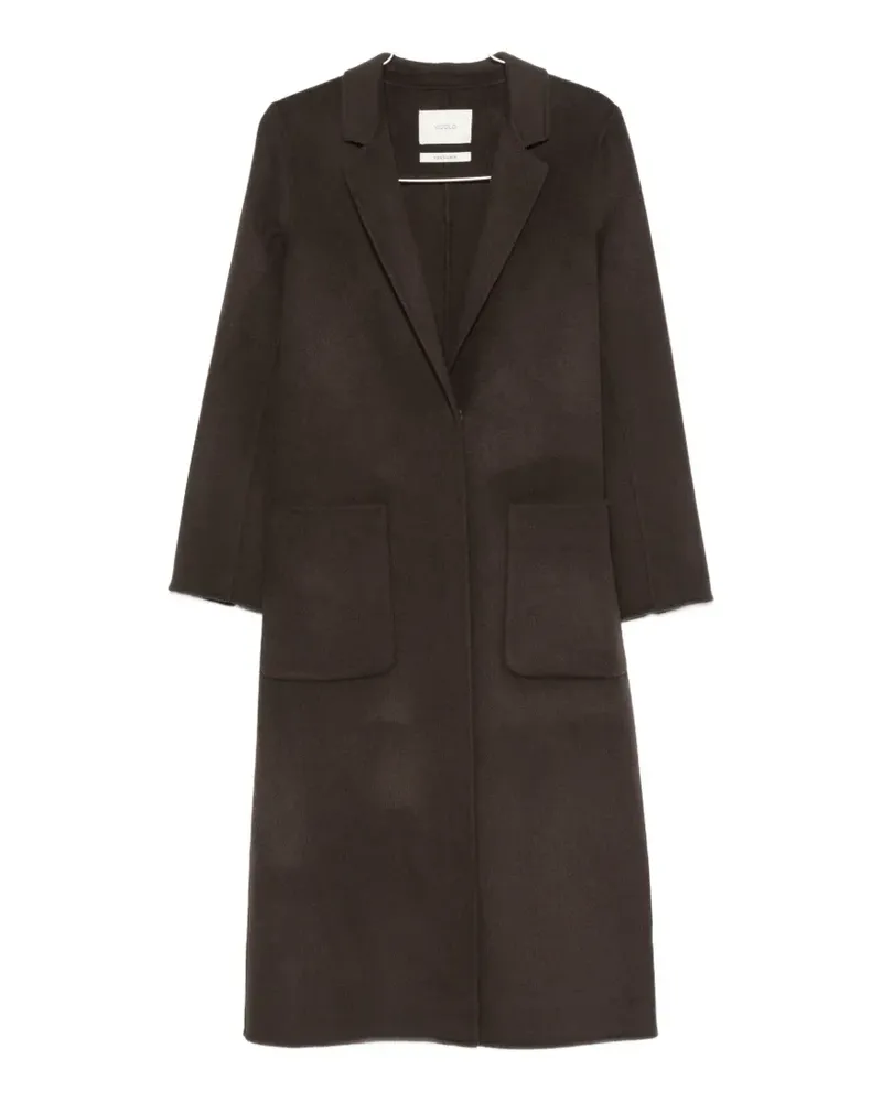 VICOLO notched-lapels patch-pocket coat - Braun Braun