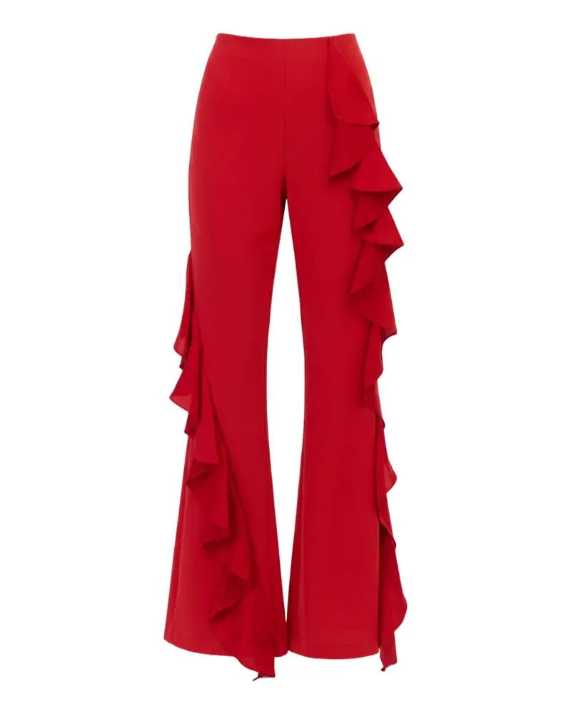 Cinq à Sept Gerüschte Selah Hose - Rot Rot