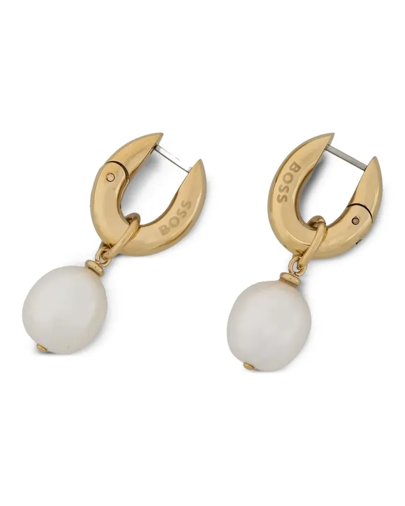 HUGO BOSS Creolen mit Scharnier - Gold Gold