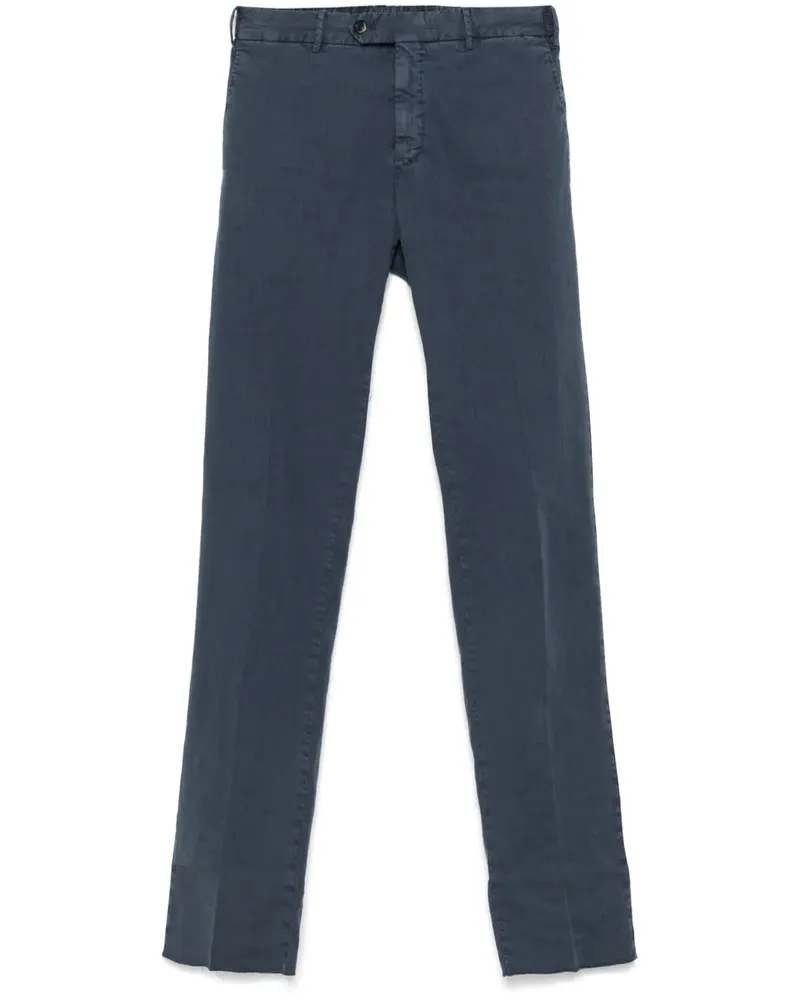 PT TORINO Hose mit Slub-Struktur - Blau Blau