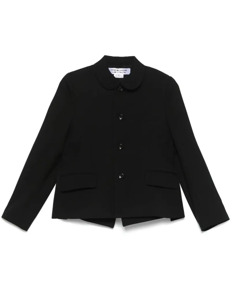 Comme des Garçons Blazer im Distressed-Look - Schwarz Schwarz