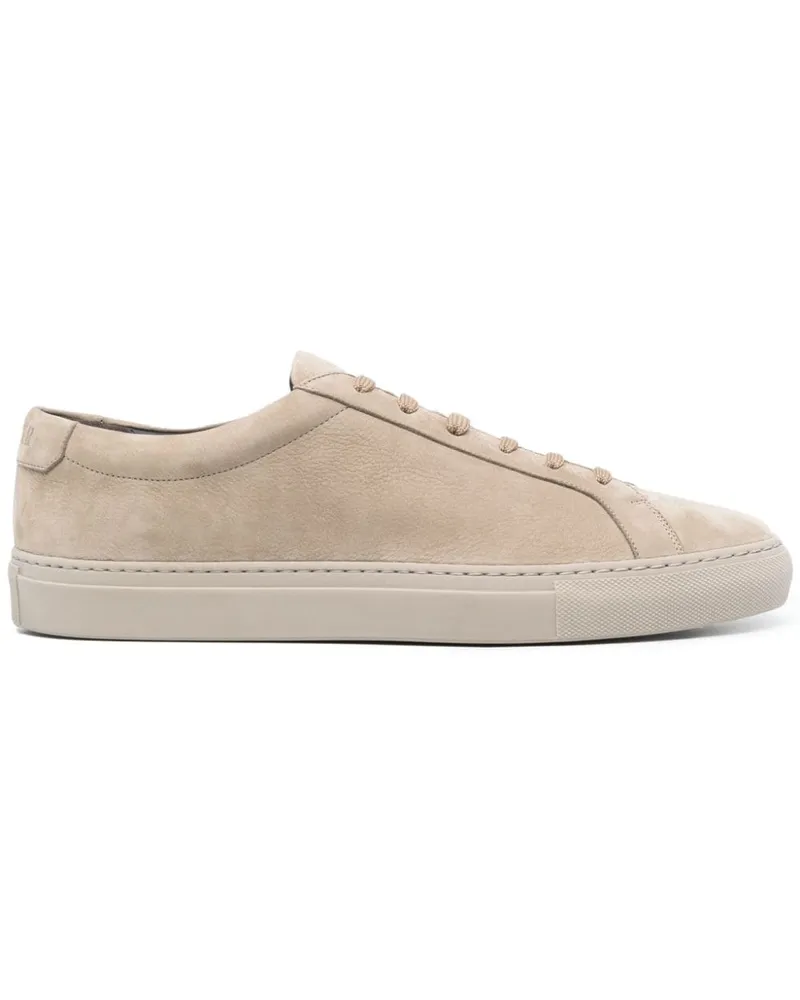 MOORER Sneakers Aus Wildleder Nude