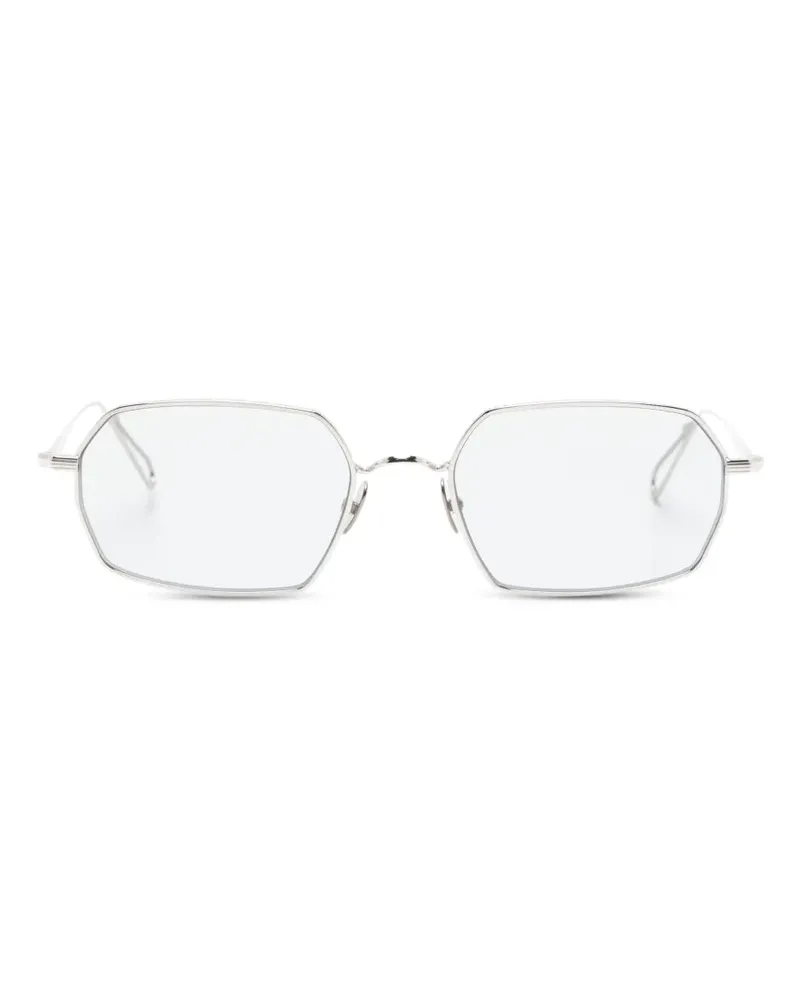 AHLEM Sonnenbrille mit geometrischem Gestell - Silber Silber