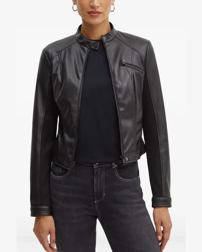 Guess Jacke mit Reißverschluss - Schwarz Schwarz
