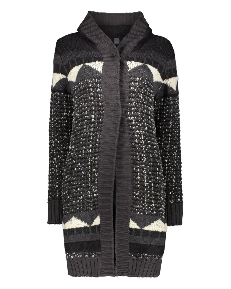 Lorena Antoniazzi Mittellanger Cardigan - Schwarz Schwarz