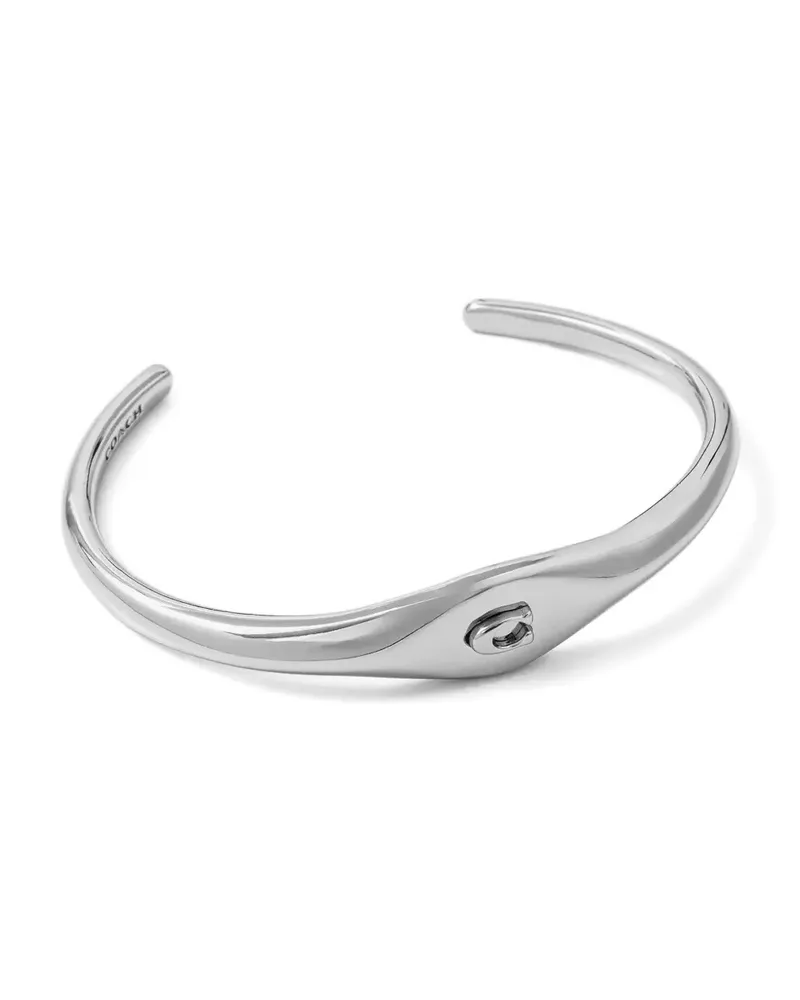 Coach Signature C cuff bracelet - Silber Silber