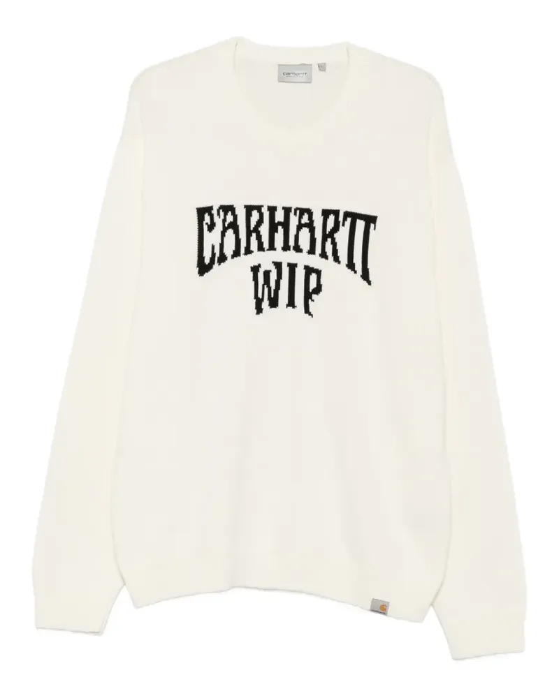 Carhartt WIP Pullover mit Logo-Intarsie - Nude Nude