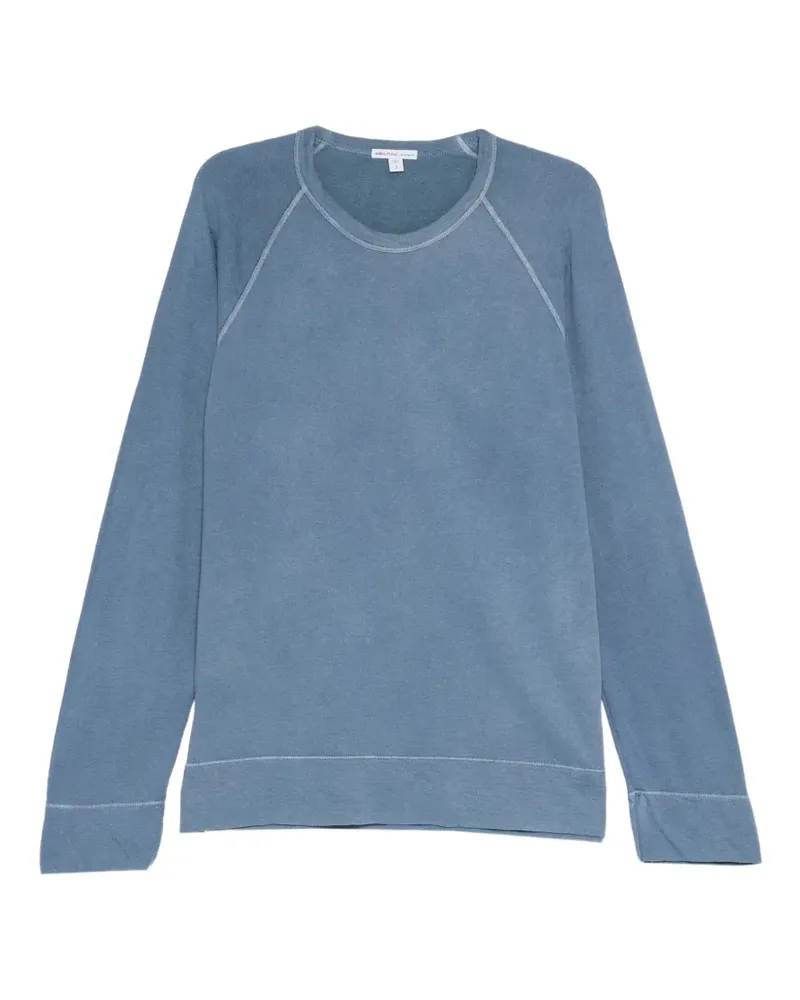 James Perse Pullover aus Frottee - Blau Blau