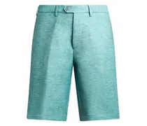 Shorts aus Leinen - Grün