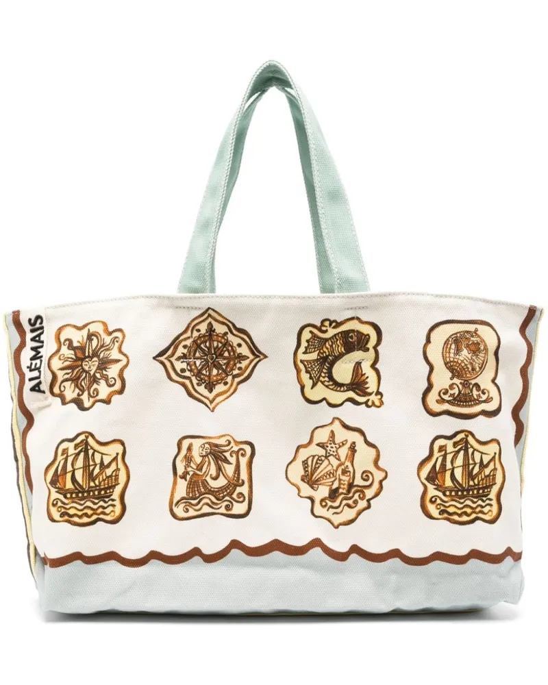 ALEMAIS Relic Tote Bag Nude