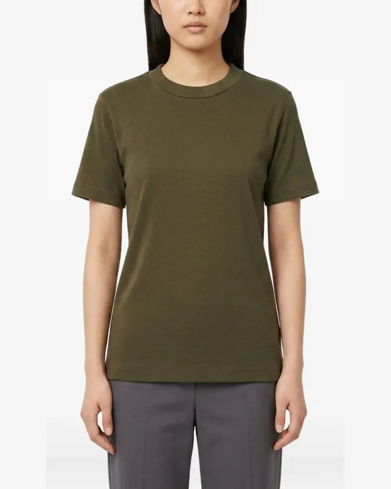 Fear of God ribbed logo-patch T-shirt - Grün Grün