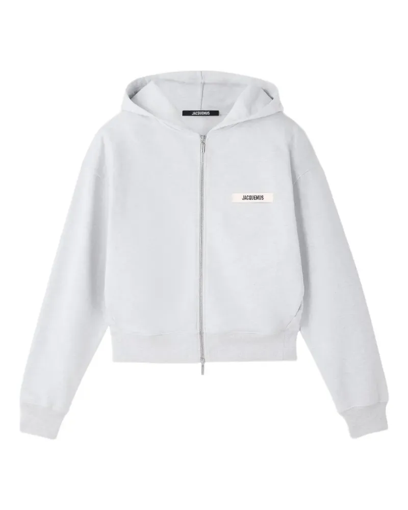 Jacquemus Kapuzenjacke mit Reißverschluss - Grau Grau
