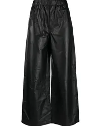 Ludovic de Saint Sernin Weite High-Waist-Hose Schwarz