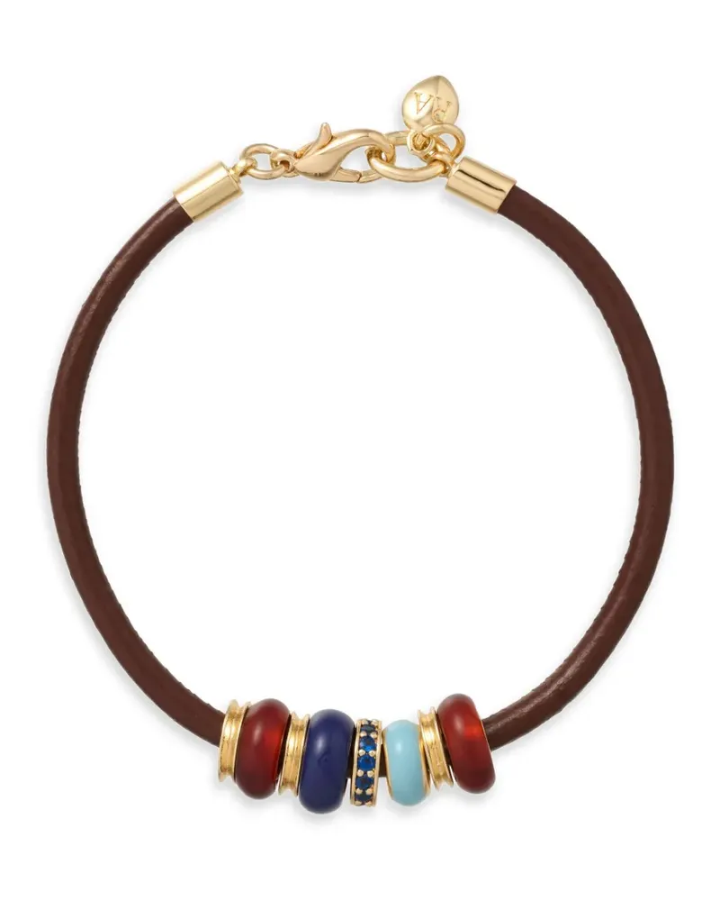 Roxanne Assoulin Armband aus Leder - Gold Gold