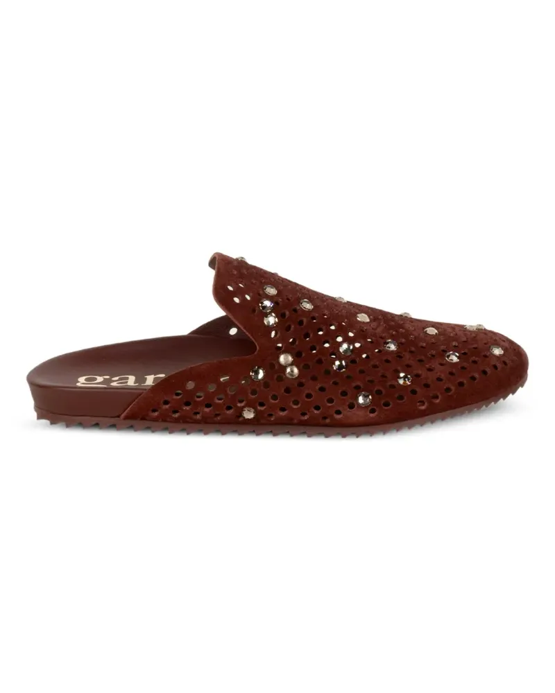 Pedro Garcia pierced studded mules - Braun Braun