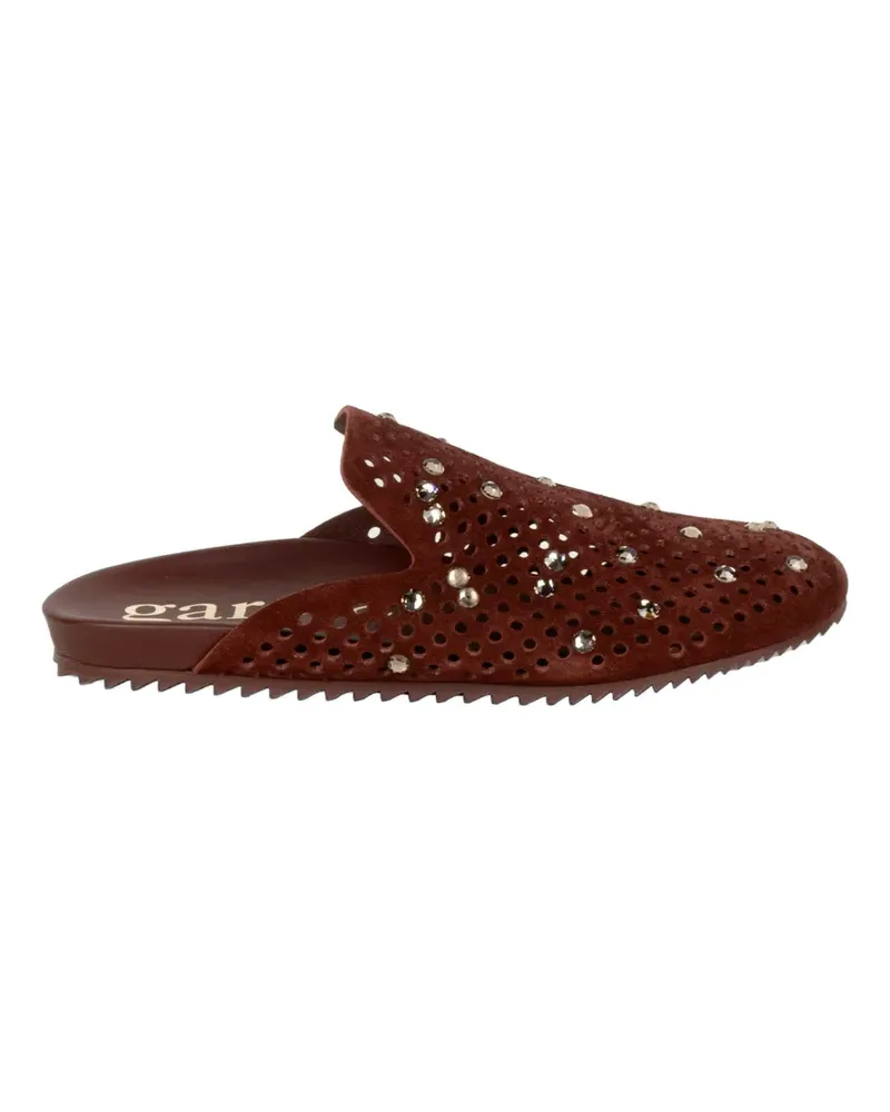 Pedro Garcia pierced studded mules - Braun Braun