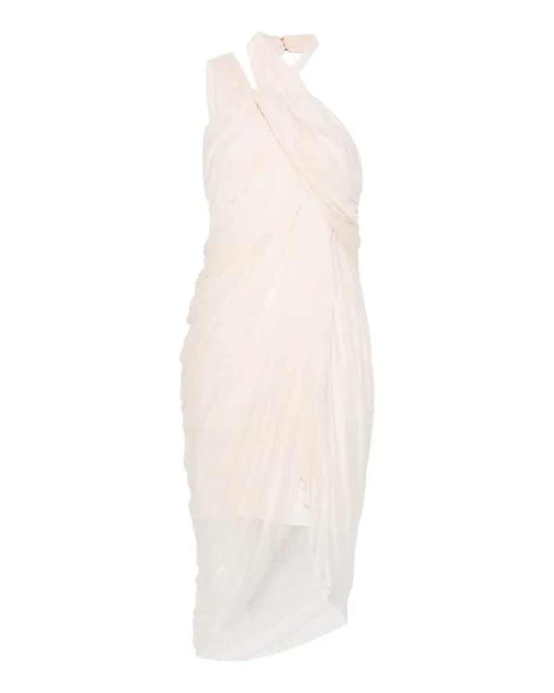 Balmain Minikleid mit asymmetrischem Saum - Nude Nude