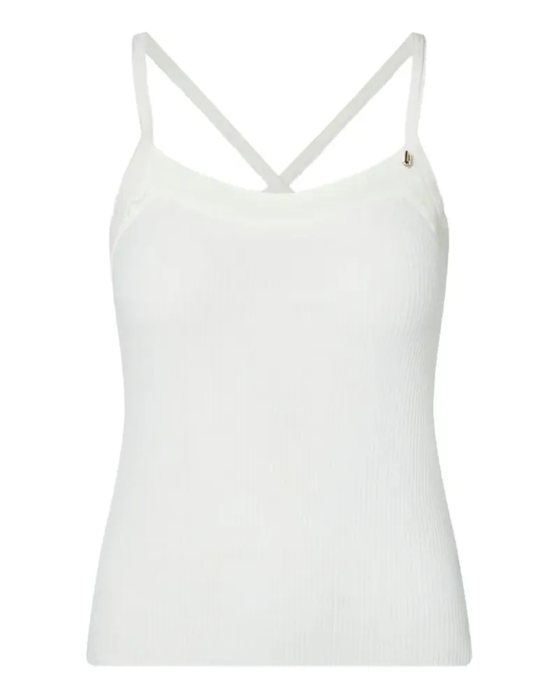 Liu Jo cross-back knit top - Weiß Weiß