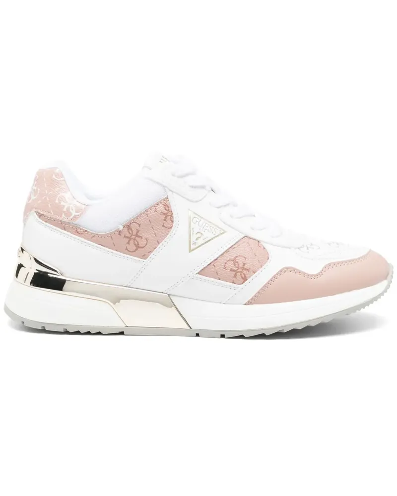 Guess Kynneth logo-detail platform sneakers - Rosa Rosa