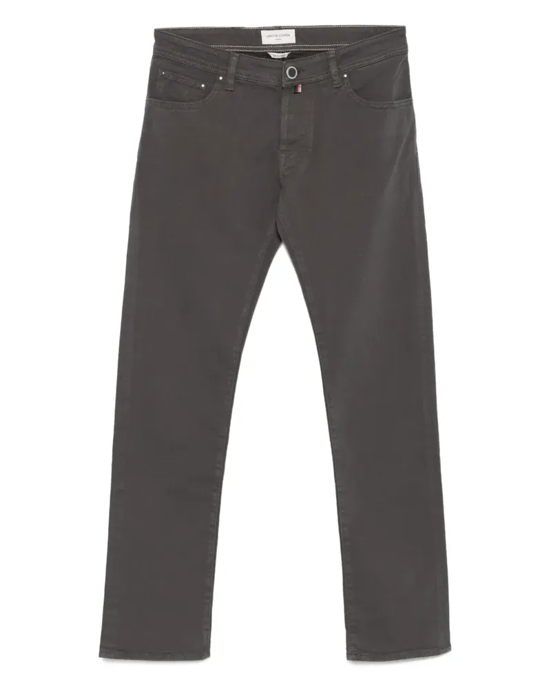 Jacob Cohën Five-Pocket-Hose - Grau Grau
