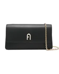 Furla Mini Diamante Clutch Schwarz