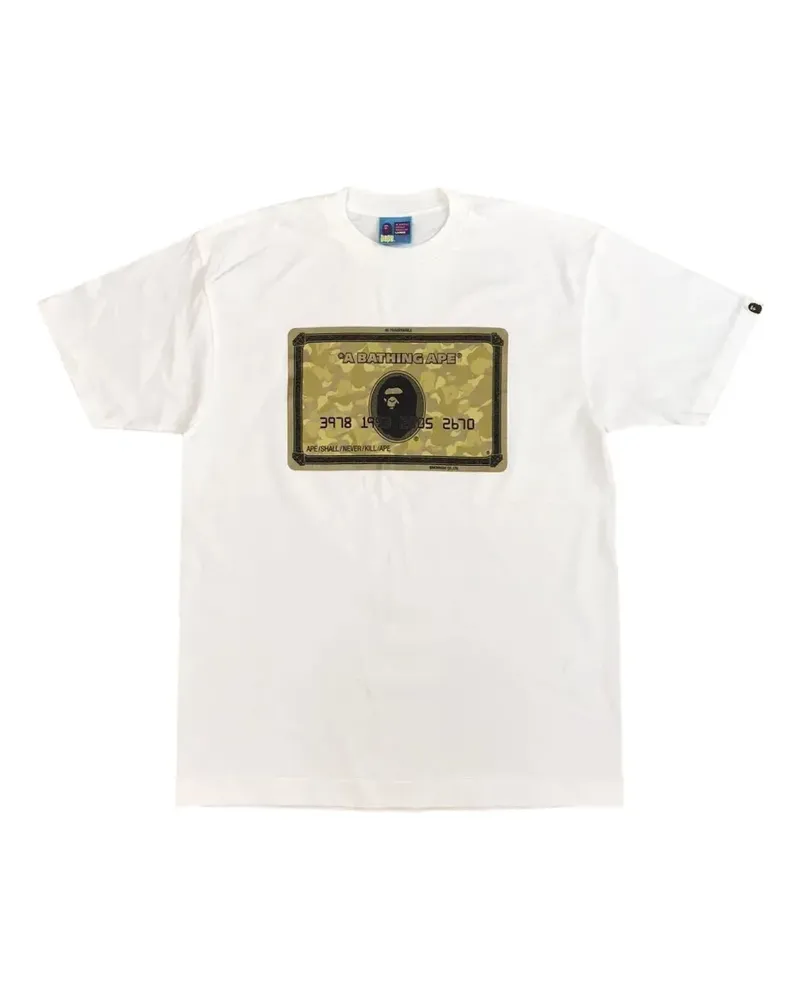 BAPE graphic-print T-shirt - Weiß Weiß