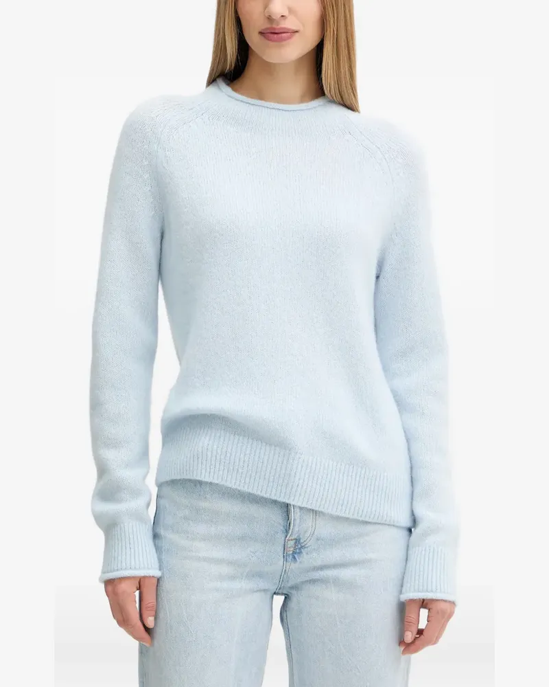 HUGO BOSS Pullover mit Rundhalsausschnitt - Blau Blau