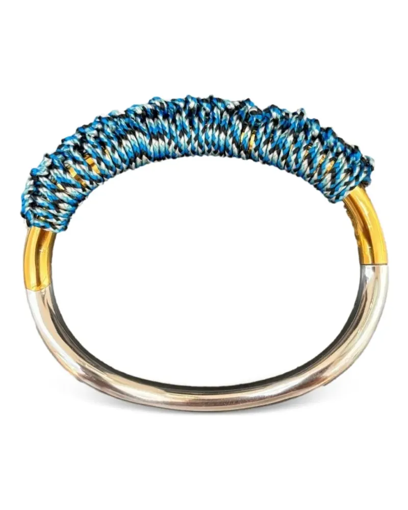 Charlotte Chesnais Armband mit Stoffgewebe - Silber Silber