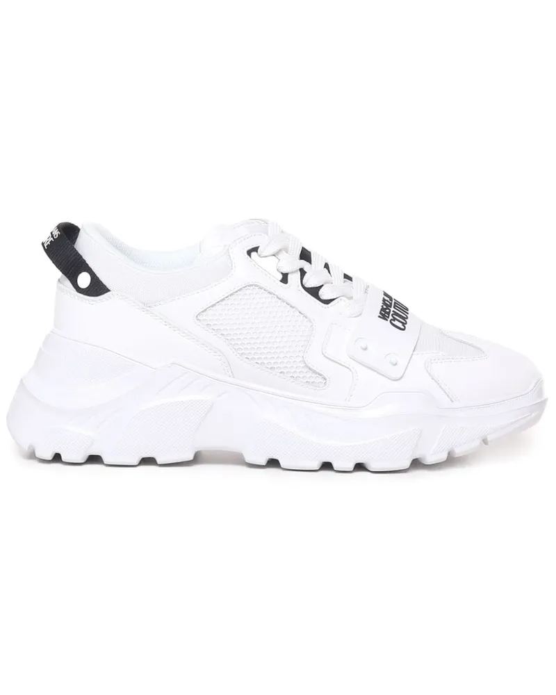 Versace Jeans Sneakers mit Logo-Print - Weiß Weiß