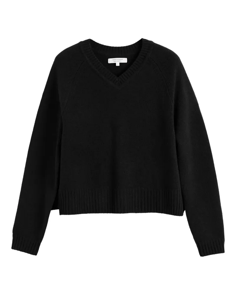 Chinti & Parker Klassischer Kaschmirpullover - Schwarz Schwarz