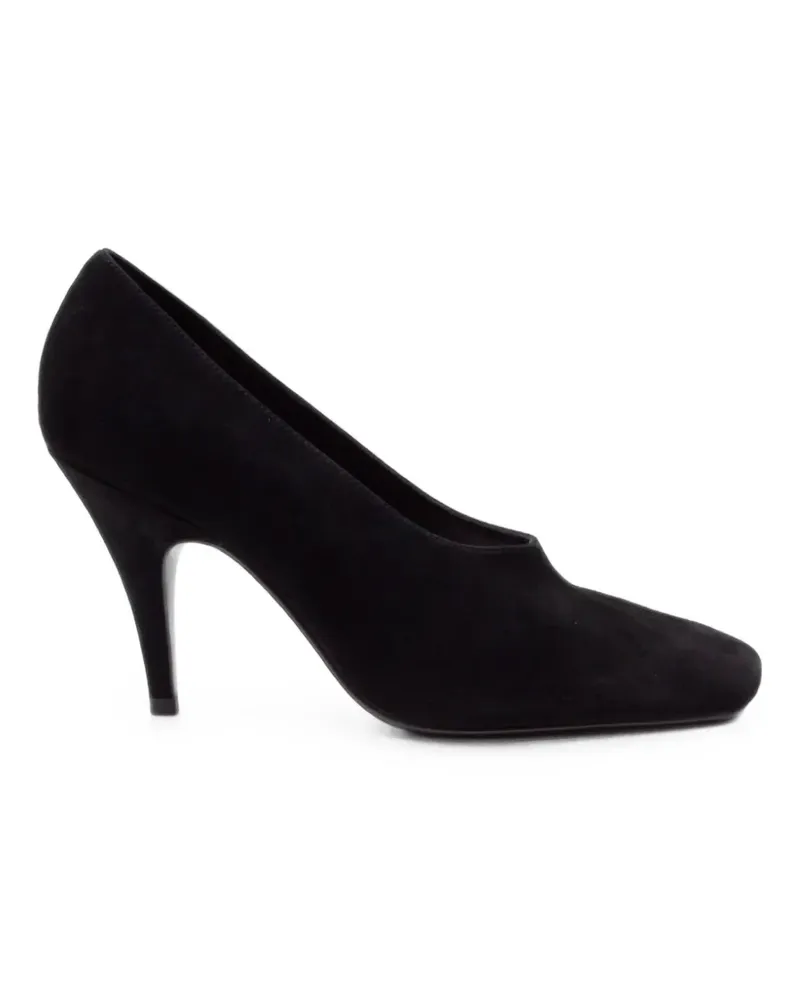 Elena Iachi Pumps mit eckiger Kappe - Schwarz Schwarz