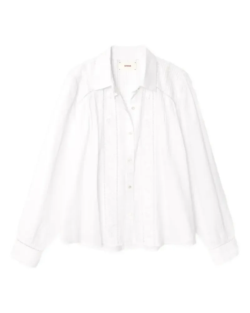 Xírena Viviana lace-trim shirt - Weiß Weiß