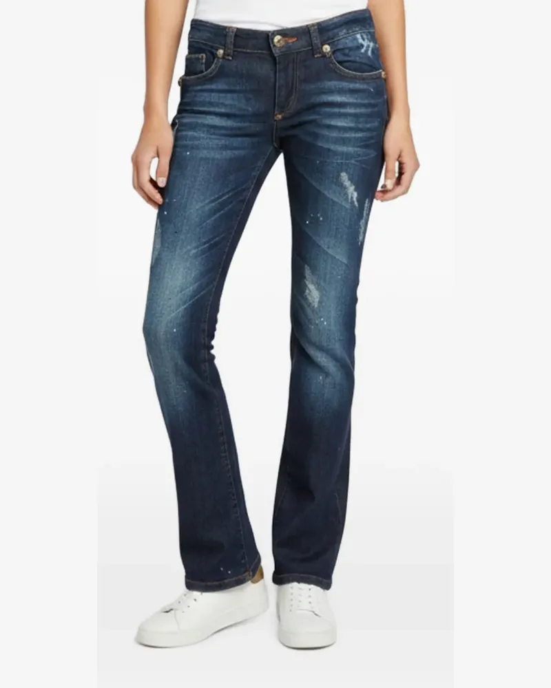 Max Mara Texas Rock Jeans mit geradem Schnitt - Blau Blau