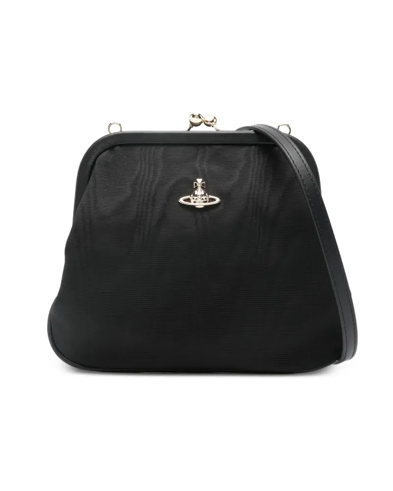 Vivienne Westwood Orb-detail mini bag - Schwarz Schwarz