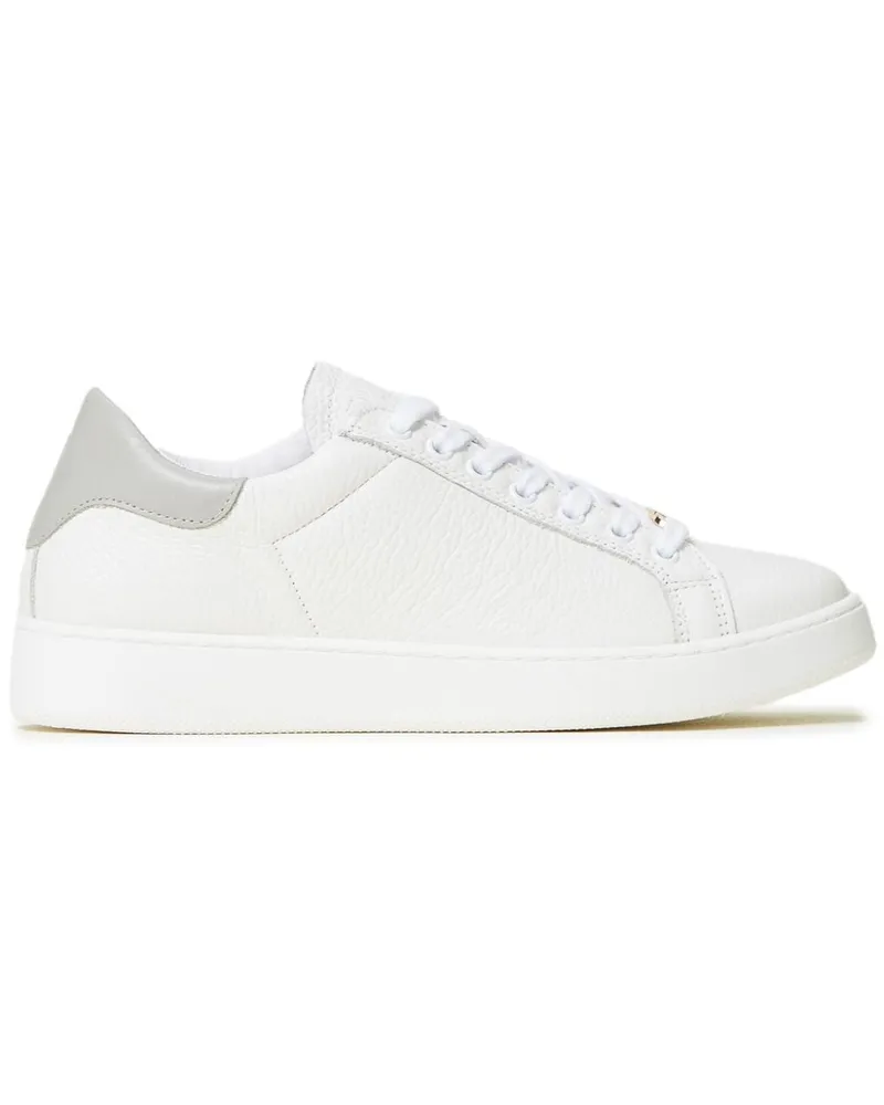 Twin-Set Sneakers mit Logo-Schild - Weiß Weiß