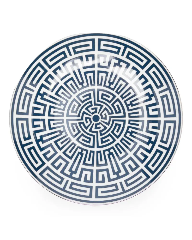 Ginori 1735 Gemusterter Labirinto Zierteller (31cm) - Blau Blau
