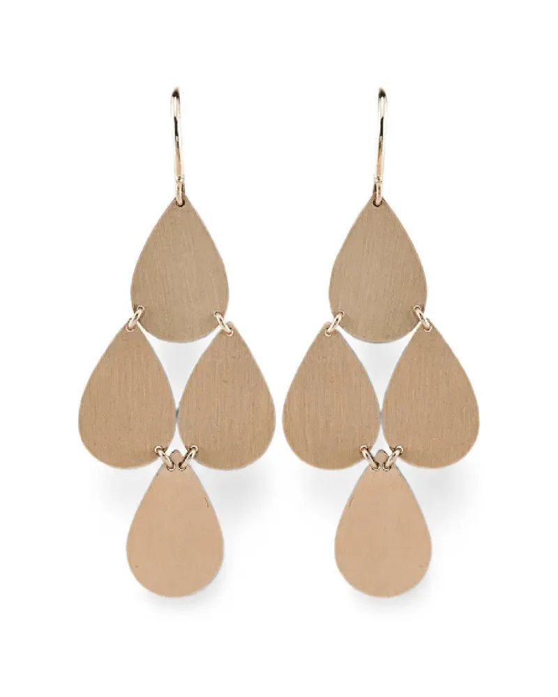 Irene Neuwirth four-drop chandelier earrings - Rosa Rosa
