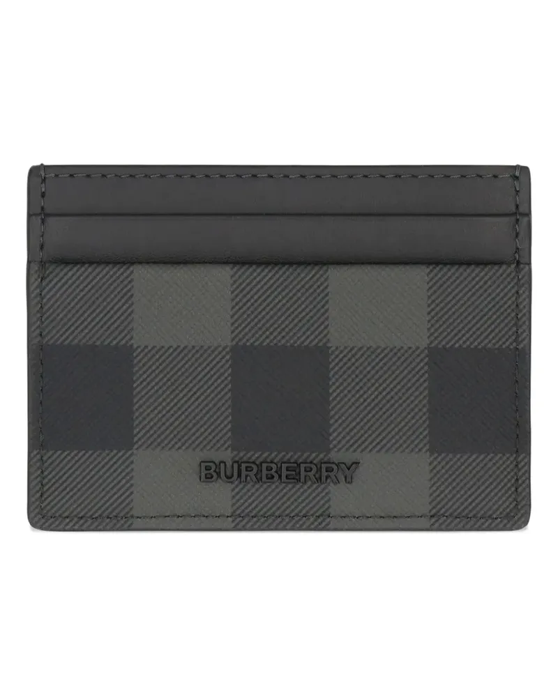 Burberry Kariertes Kartenetui - Grau Grau