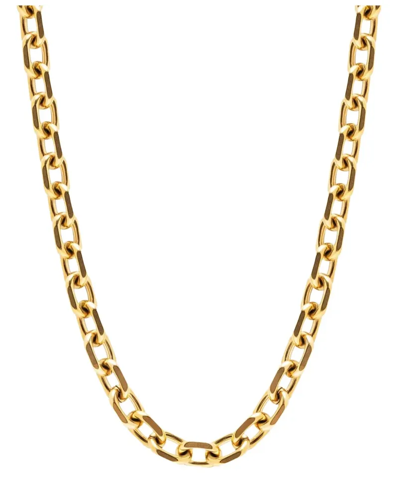 Nialaya Halskette mit rundem Zopfmuster - Gold Gold