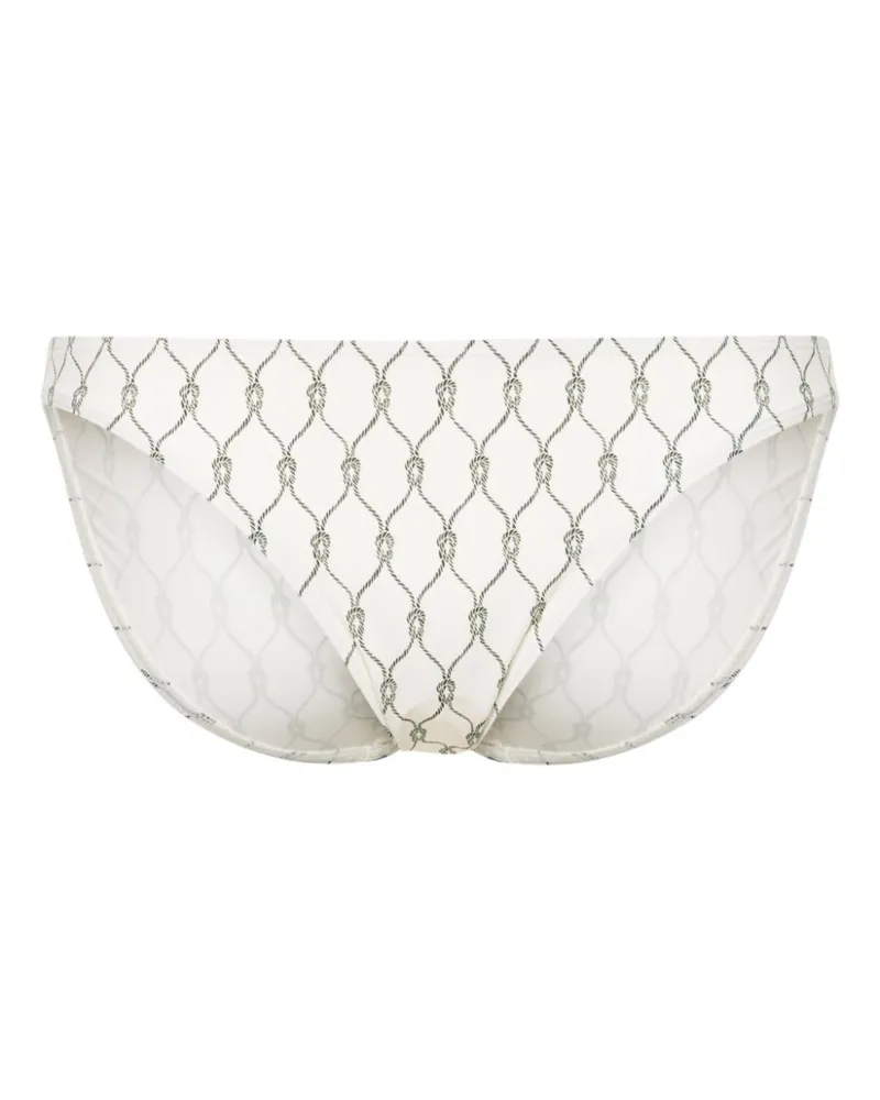 Tory Burch Bikinihöschen mit keltischem Knoten-Print - Nude Nude