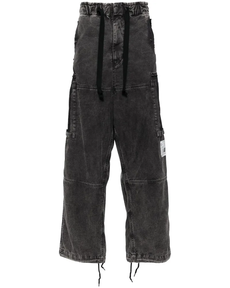 MIHARAYASUHIRO Klassische Cargohose - Schwarz Schwarz