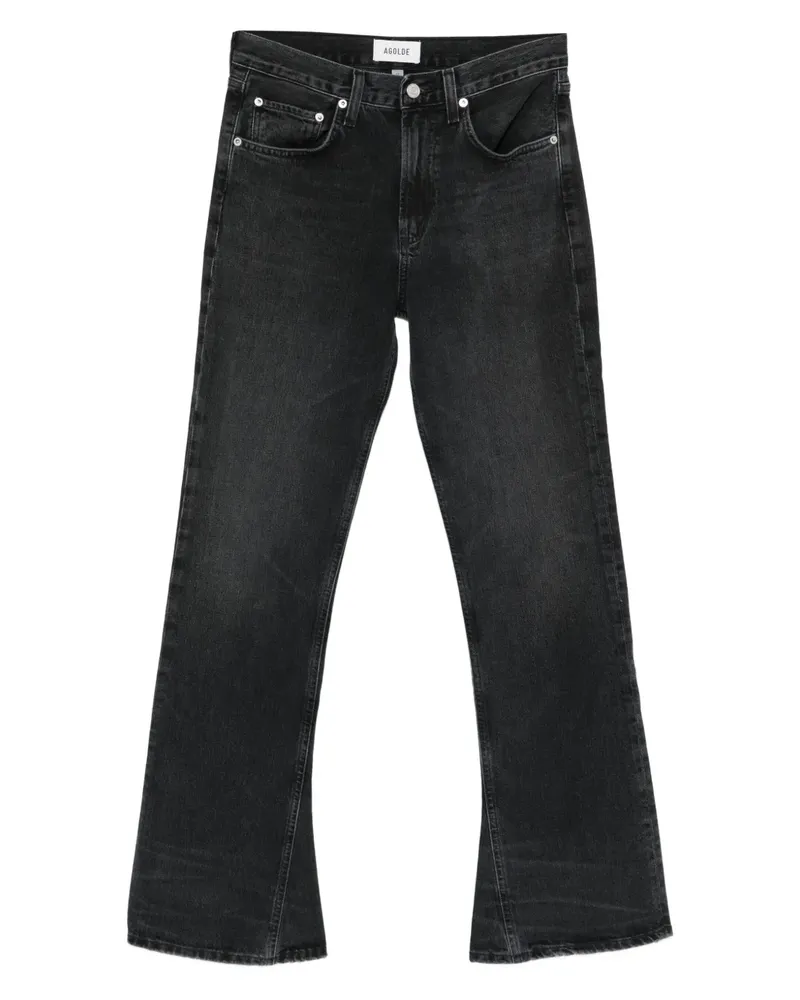AGOLDE Jeans mit ausgestelltem Bein - Schwarz Schwarz