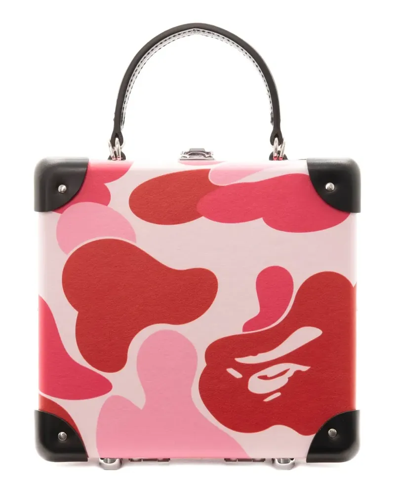 BAPE x Globe-Trotter Reisetasche mit Camouflagemuster - Rosa Rosa