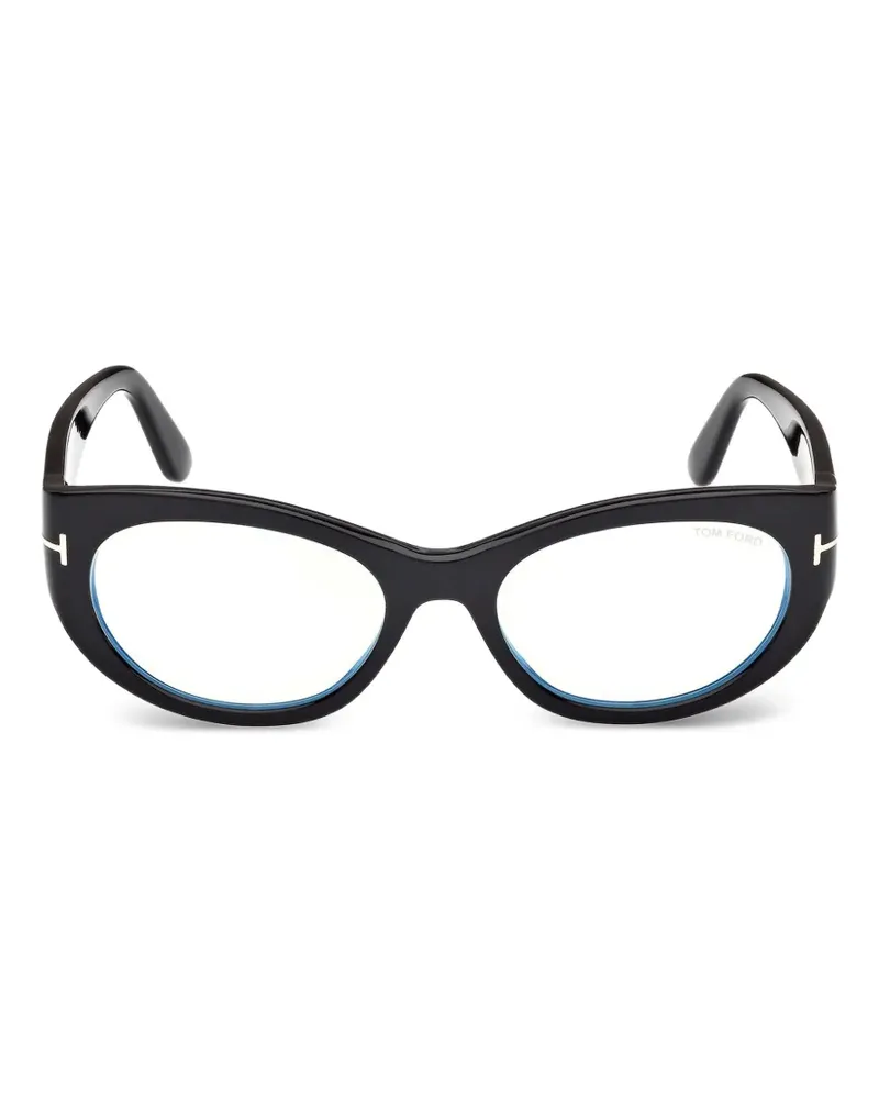 Tom Ford round-frame glasses - Schwarz Schwarz